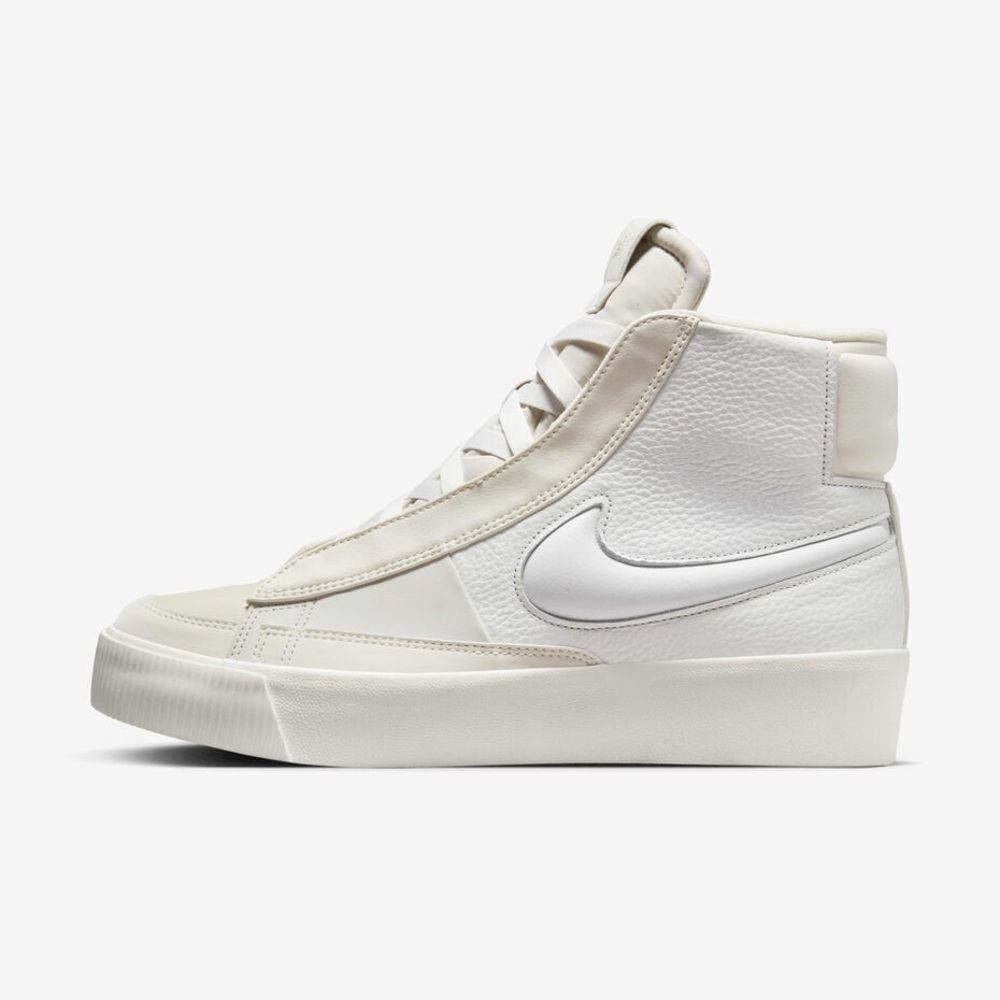 NIKE BLAZER MID VICTORY WHITE X IVORY PLATFORM SNEAKER SOLD OUT SIZE 8.5 NWB